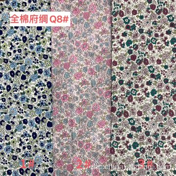 普通desses 100％棉花poplin面料用于女装